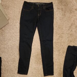 American Eagle Outfitters Women's Dark Blue Skinny Jeggings